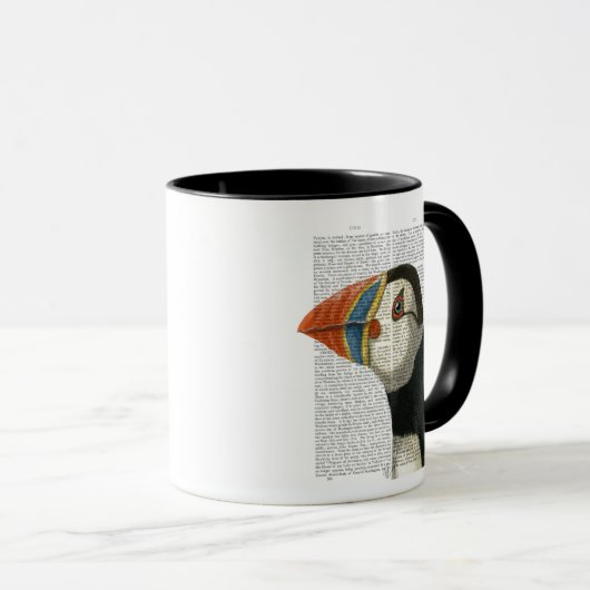 Mug Portrait Puffin (Devant droit)