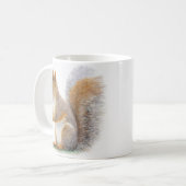 Mug Portrait réaliste d'écureuil (Devant gauche)