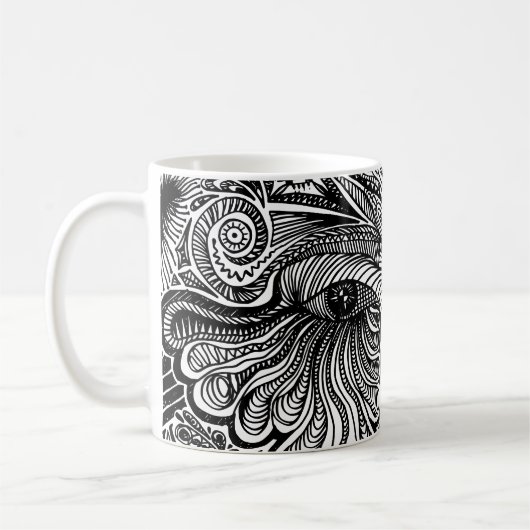 Mug Portrait Trippy (Gauche)