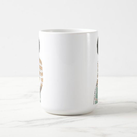 Mug Portrait Vignette de mode (Centre)