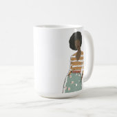 Mug Portrait Vignette de mode (Devant droit)