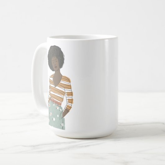 Mug Portrait Vignette de mode (Devant gauche)