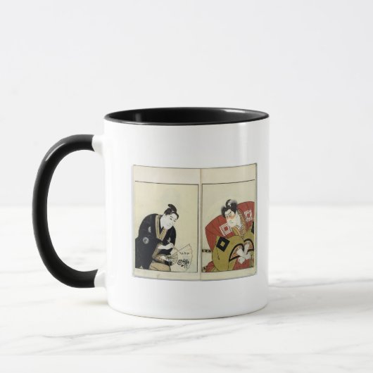 Mug Portraits de deux acteurs, 1803 (Gauche)