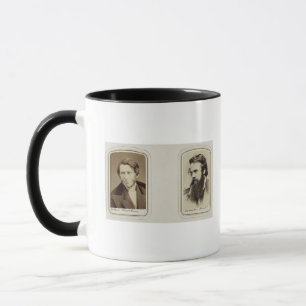 Mug Portraits de John Ruskin (1819-1900) et de William