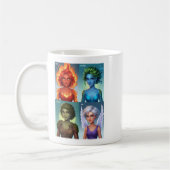 Mug Portraits d'Imaginaire élémentaire Eau de feu Terr (Gauche)