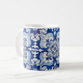 Mug Portugais Azulejo Carreaux vernis (Devant gauche)