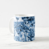 Mug Portugais bleu tuiles romantique scène motif (Devant gauche)