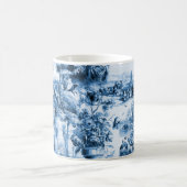 Mug Portugais bleu tuiles romantique scène motif (Centre)