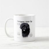 Mug Portugais de l'histoire des chiens d'eau Design (Gauche)