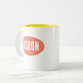 Mug portugais de Lisbonne coloré (Devant gauche)