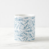 Mug Portugais Lisbonne Sardines Motif Azulejos Blanc (Centre)