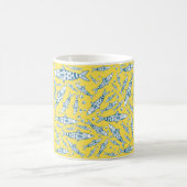 Mug Portugais Lisbonne Sardines Motif Azulejos Jaune (Centre)