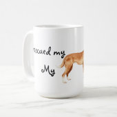 Mug Portugais Podengo de délivrance (Devant gauche)