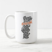 Mug Portugal Floral Mandala Silhouette (Gauche)