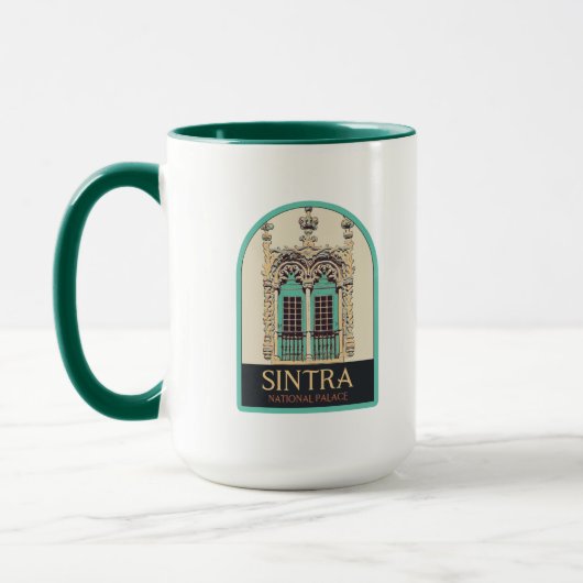 Mug Portugal Sintra, fenêtre typique (Gauche)