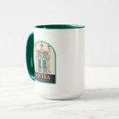 Mug Portugal Sintra, fenêtre typique (Devant gauche)