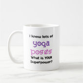 Mug pose de yoga (Gauche)