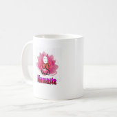 Mug Pose de yoga avec la fleur de Lotus "Namaste " (Devant gauche)