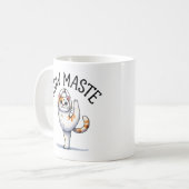 Mug Pose de Yoga de chat - Mâte de miaou (Devant gauche)