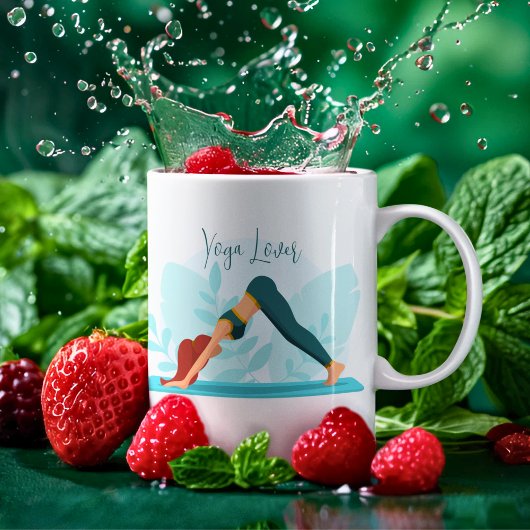 Mug Pose de Yoga de Chien - Conception personnalisée m