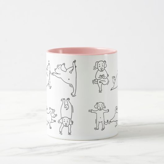 Mug Pose de Yoga drôle (Centre)