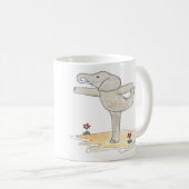 Mug Pose du yoga du danseur d'éléphant (Devant droit)
