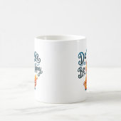 Mug Pose Yoga Chat - Do Yoga, Be Happy (Centre)