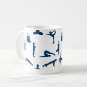 Mug Poses de yoga (Devant gauche)