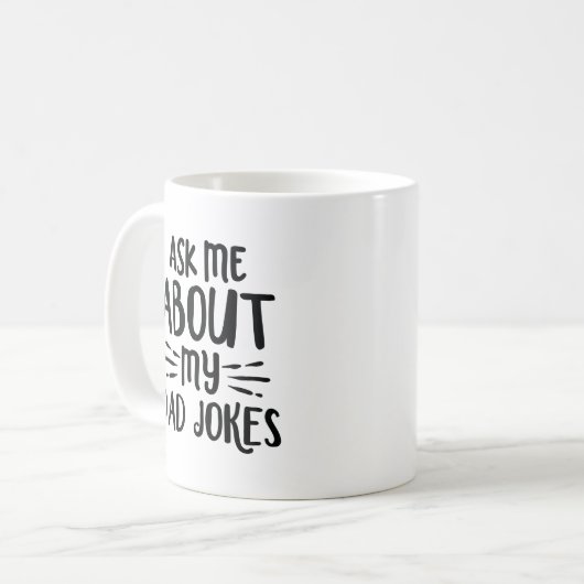 Mug Posez-Moi Des Questions Sur Les Blagues De Mon Pèr (Devant gauche)