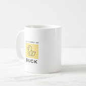Mug Posez-moi des questions sur mon canard (Devant gauche)