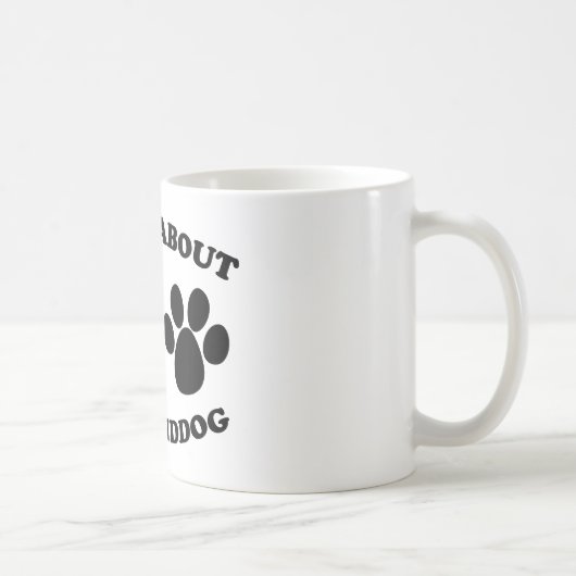 Mug Posez-moi des questions sur mon grand-chien (Droite)