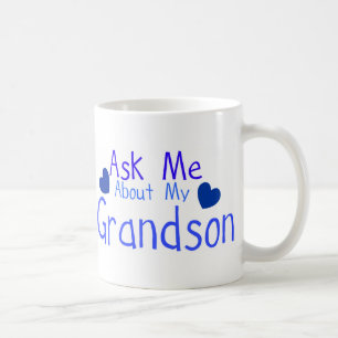 Mug Posez-moi des questions sur mon petit-fils !