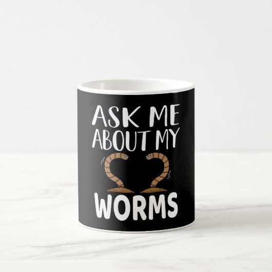 Mug Posez-moi la question de My Worms - Compostage Day (Centre)