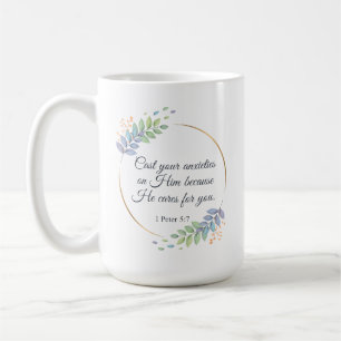 Mug Posez vos angoisses sur Lui 1 Pierre 5:7