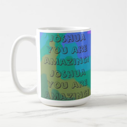 Mug Positif Encourageant Vibe Arty Colorée (Gauche)