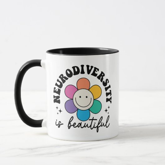 Mug Positive Neurodiversity Acceptance Quote (Gauche)