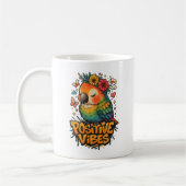 Mug “Positive Vibes” Parrot (Gauche)