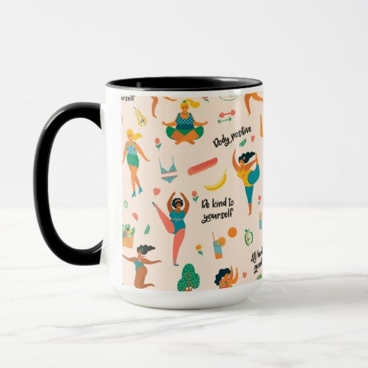 Mug Positivité Corporelle (Gauche)