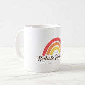 Mug Positivité du rayonnement (Devant gauche)