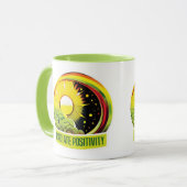 Mug Positivité du rayonnement (Devant gauche)