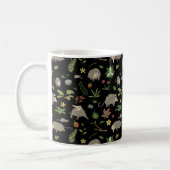 Mug Possum dans un champ de Berry en noir (Gauche)