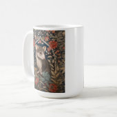 Mug Possum William Morris Inspiré Floral (Devant gauche)