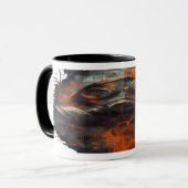 Mug Post Apocalyptic Gas Mask Toxic Grunge (Devant gauche)