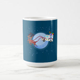 Mug Postal Worker Christmas Mail Truck Funny Mailman