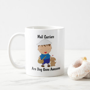 Mug Postal Worker Mail Carrier Chien Coeur Personnalis