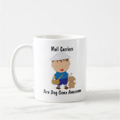 Mug Postal Worker Mail Carrier Chien Coeur Personnalis (Gauche)