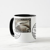 Mug Poste aérienne 1928 de Zepplin (Devant gauche)