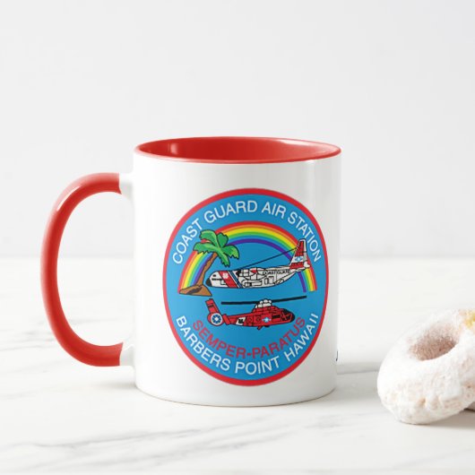 Mug Poste Barbers Point Hawaii (Avec donut)