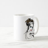 Mug Poste Employé du courrier Lady Leopard Rosie (Devant droit)