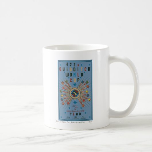 Mug Poster bleu de la Coupe du Monde QUIDDITCH™ (Droite)